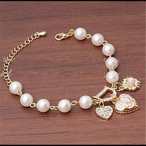 Fashion Gold Plated Pearl Bracelet